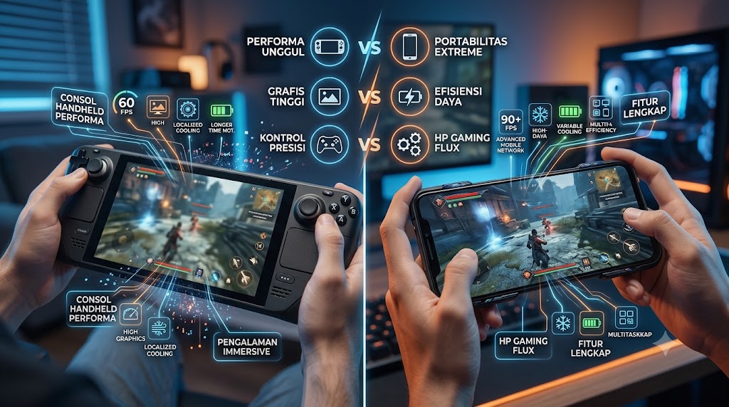 Konsol Handheld vs HP Gaming di Tahun 2026: Siapa yang Akan Bertahan?
